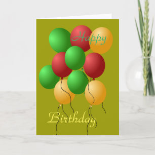 Bonne carte d'anniversaire