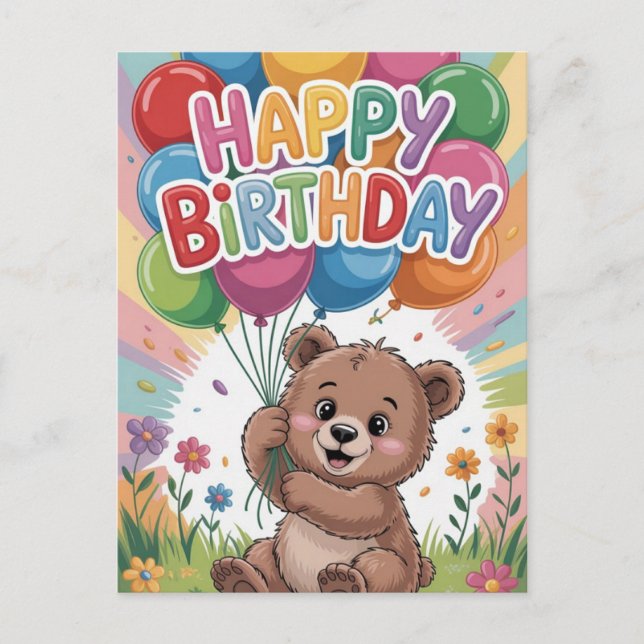 Bonne carte d'anniversaire (Devant)