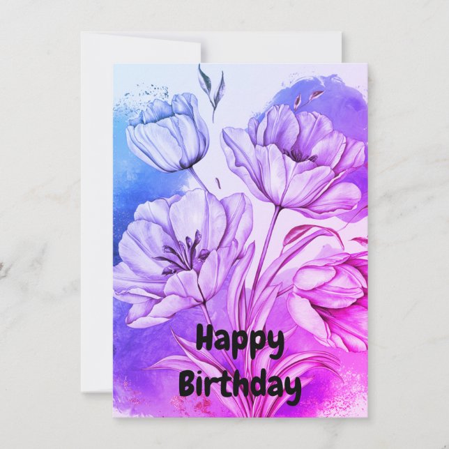 Bonne carte d'anniversaire (Devant)