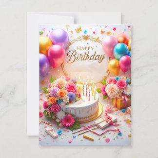 Bonne carte d'anniversaire