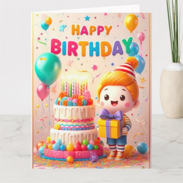 Bonne carte d'anniversaire (Devant)