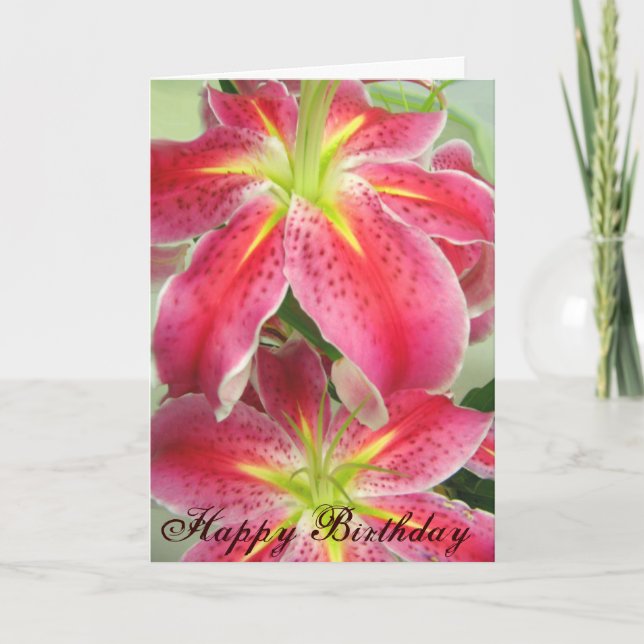 Bonne carte d'anniversaire (Devant)