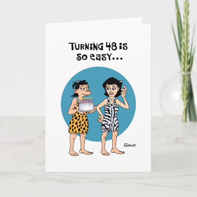 Bonne carte d'anniversaire 48e (Devant)