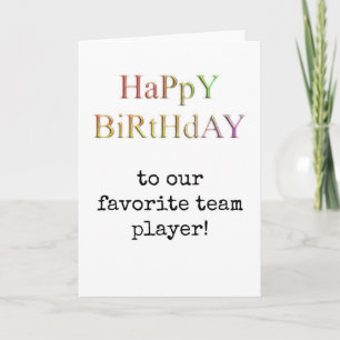 Bonne carte d'anniversaire à collègue