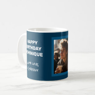 Bonne Carte D'Anniversaire Avec Photo Sur Une Mug