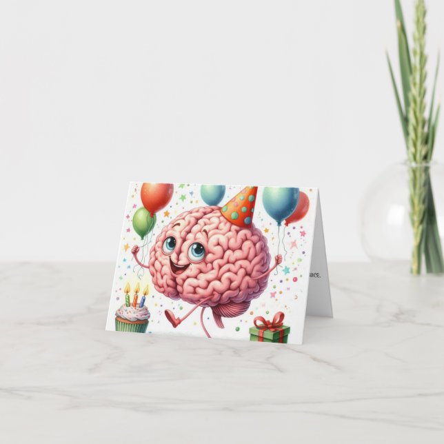 Bonne carte d'anniversaire Brainy (Devant)