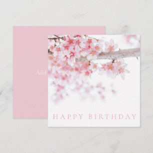 BONNE CARTE D'ANNIVERSAIRE : CHERRY BLOSSOMS