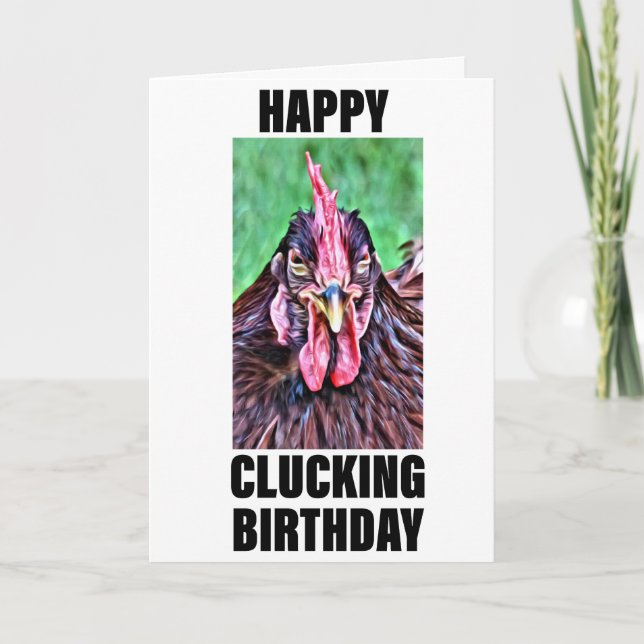 Bonne carte d'anniversaire de Clucy (Devant)