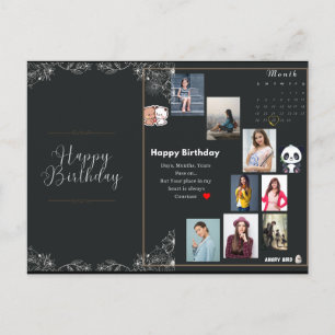 Bonne carte d'anniversaire - Design unique et pers