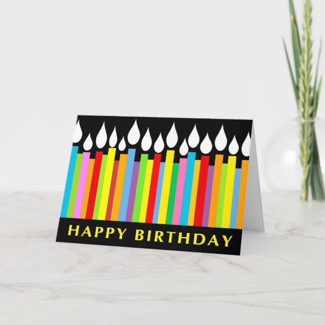 Bonne carte d'anniversaire - Drôle (Devant)