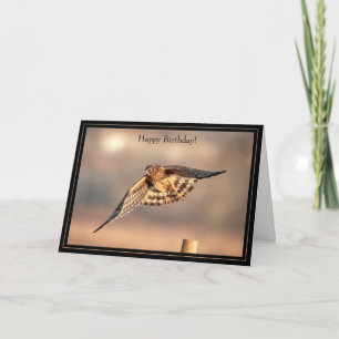 Bonne carte d'anniversaire Hawk de Harrier du Nord
