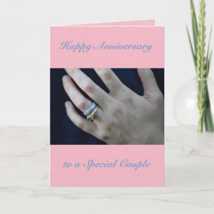 Bonne carte d'anniversaire Mariage