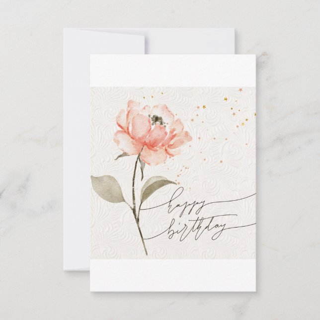 Bonne Carte D'Anniversaire Pour Elle (Devant)