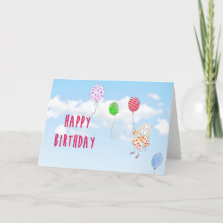 Bonne carte d'anniversaire pour les enfants.