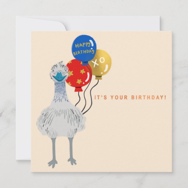 Bonne carte d'anniversaire - UEM (Devant)