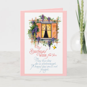 Bonne carte d'anniversaire - Vintage