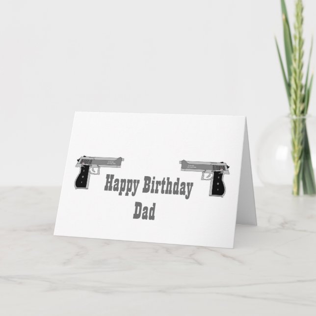 Bonne carte d'arme d'anniversaire (Devant)