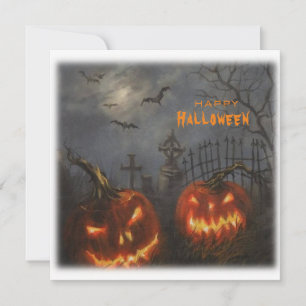 Bonne carte d'art Halloween