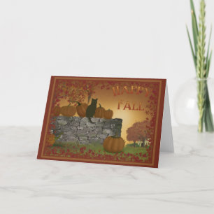 Bonne carte d'automne