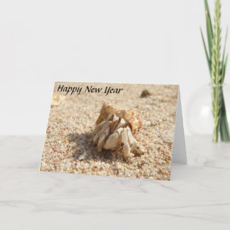 Bonne carte de crabe du Nouvel An