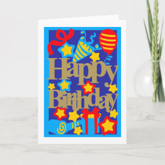 Bonne carte de fête d'anniversaire