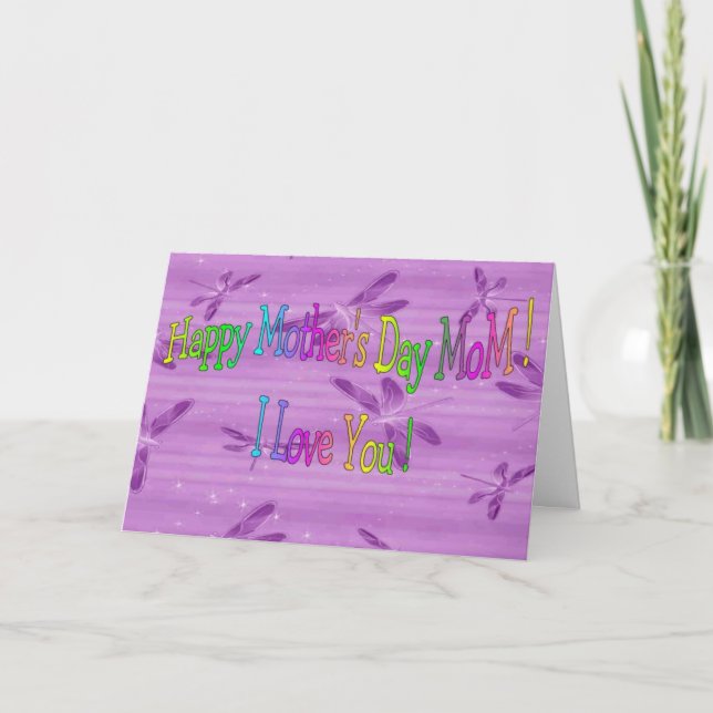 Bonne carte de fête des mères (Devant)