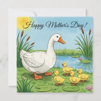 Bonne carte de fête des mères - Mama Goose