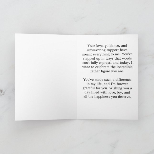 Bonne carte de Fête des pères pour grand-père gran (Intérieur)