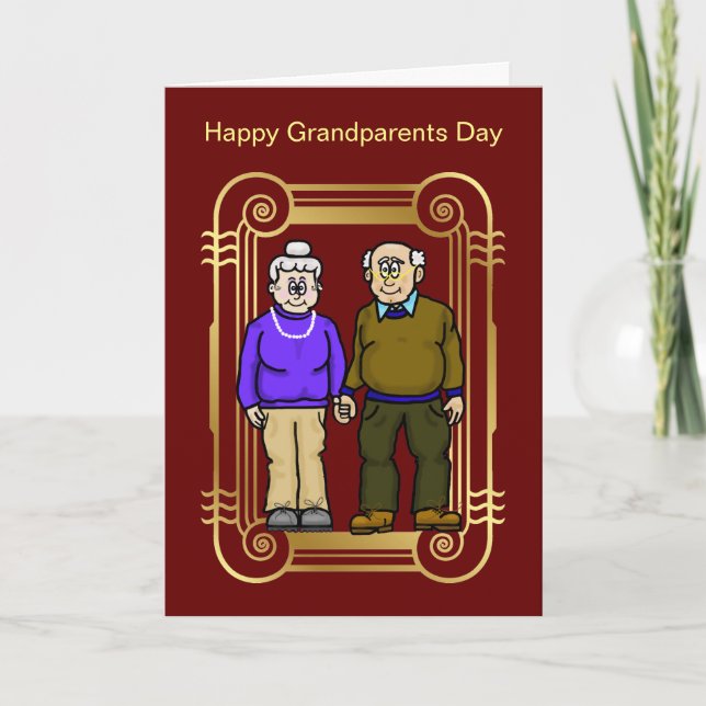 Bonne carte de grand-parents (Devant)