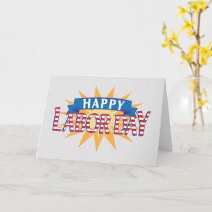 Bonne carte de la fête du travail