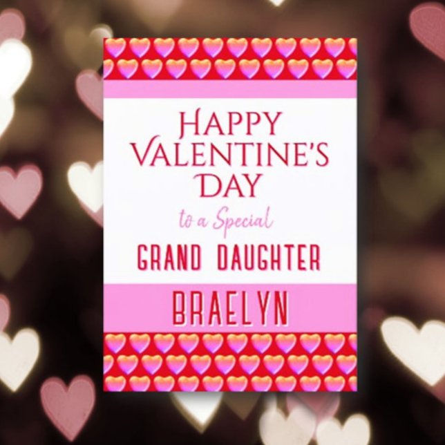 Bonne carte de la grande fille de Valentine (Créateur téléchargé)