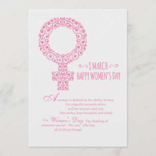 Bonne carte de la Journée des Femmes