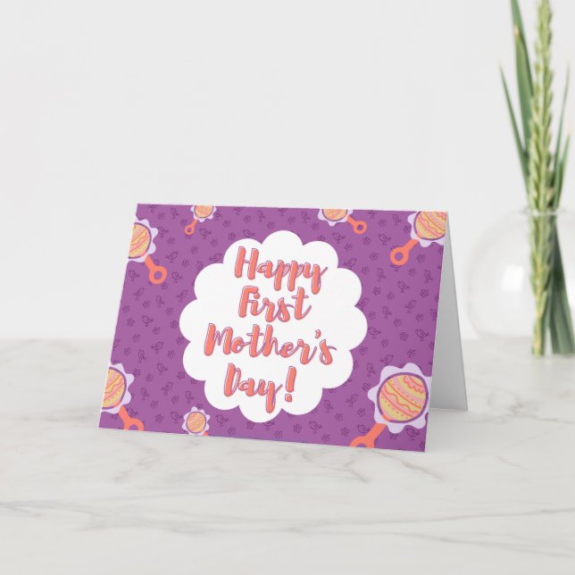 Bonne carte de la première mère (Devant)