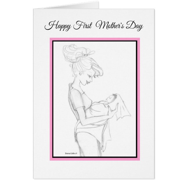 Bonne carte de la première mère (Devant)
