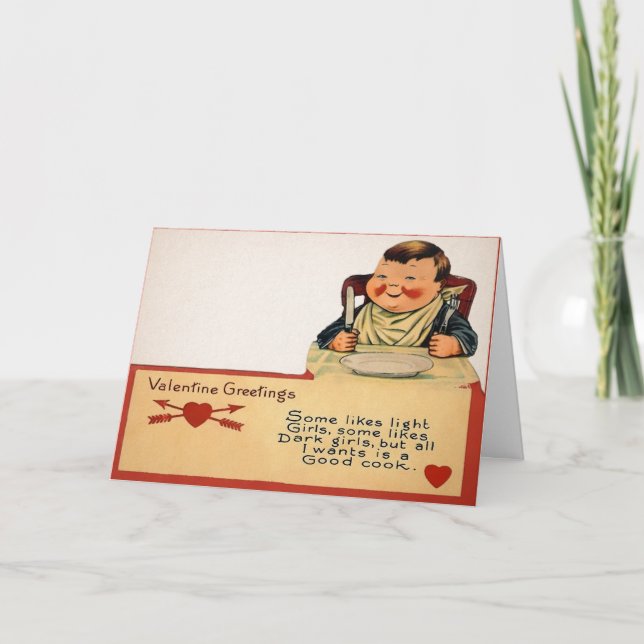 Bonne carte de la Saint-Valentin de Cook (Devant)