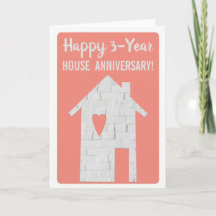Bonne carte de ménage de 3 ans