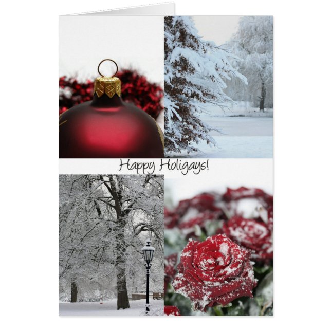 Bonne carte de Noël LGBT Holigays (Devant)