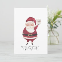 Bonne carte de Noël Père Noël