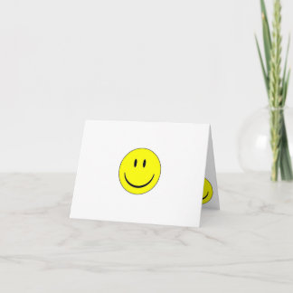 Bonne carte de note faciale