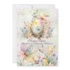 Bonne carte de Pâques sophistiquée