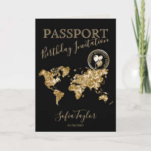 Bonne carte de passeport pour anniversaire n'impor