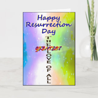 Bonne carte de résurrection