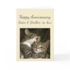 Bonne carte de soeur et de beau-frère pour l'anniv