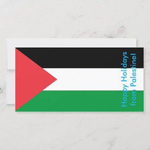 Bonne carte de vacances de la Palestine