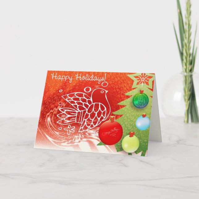 Bonne carte de vacances de Noël (Devant)