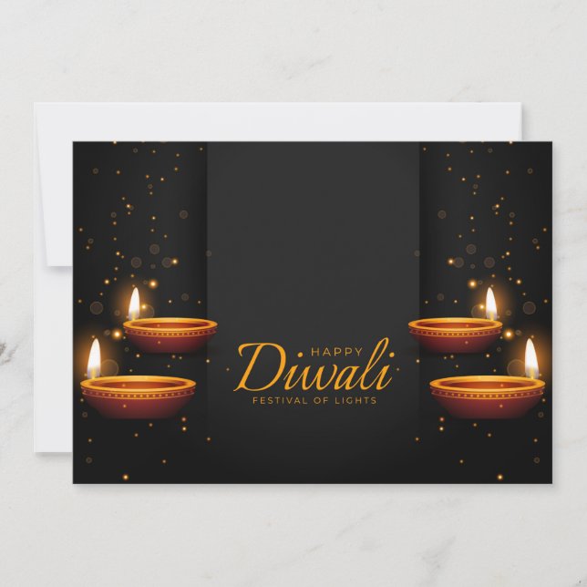 Bonne carte de vacances Diwali (Devant)