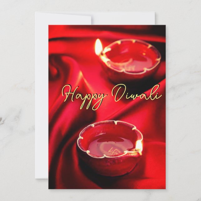 Bonne carte de vacances Diwali (Devant)