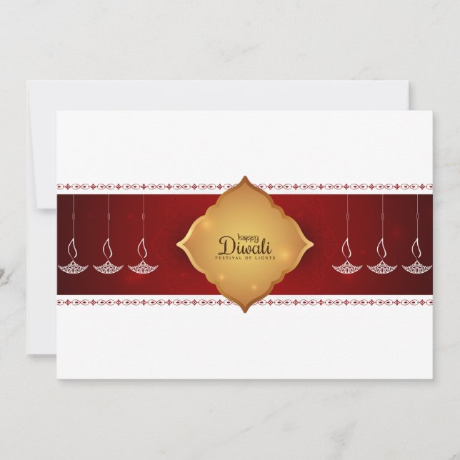 Bonne carte de vacances Diwali (Devant)