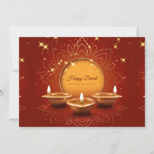 Bonne carte de vacances Diwali