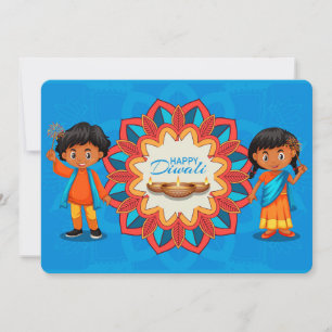 Bonne carte de vacances Diwali